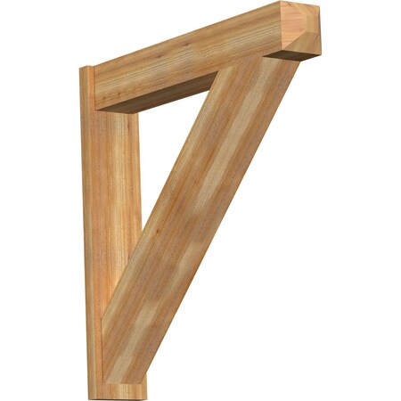 Ekena Millwork Traditional Rough Sawn Craftsman Outlooker, Western Red Cedar, 8"W x 44"D x 44"H OUT08X44X44TRA04RWR